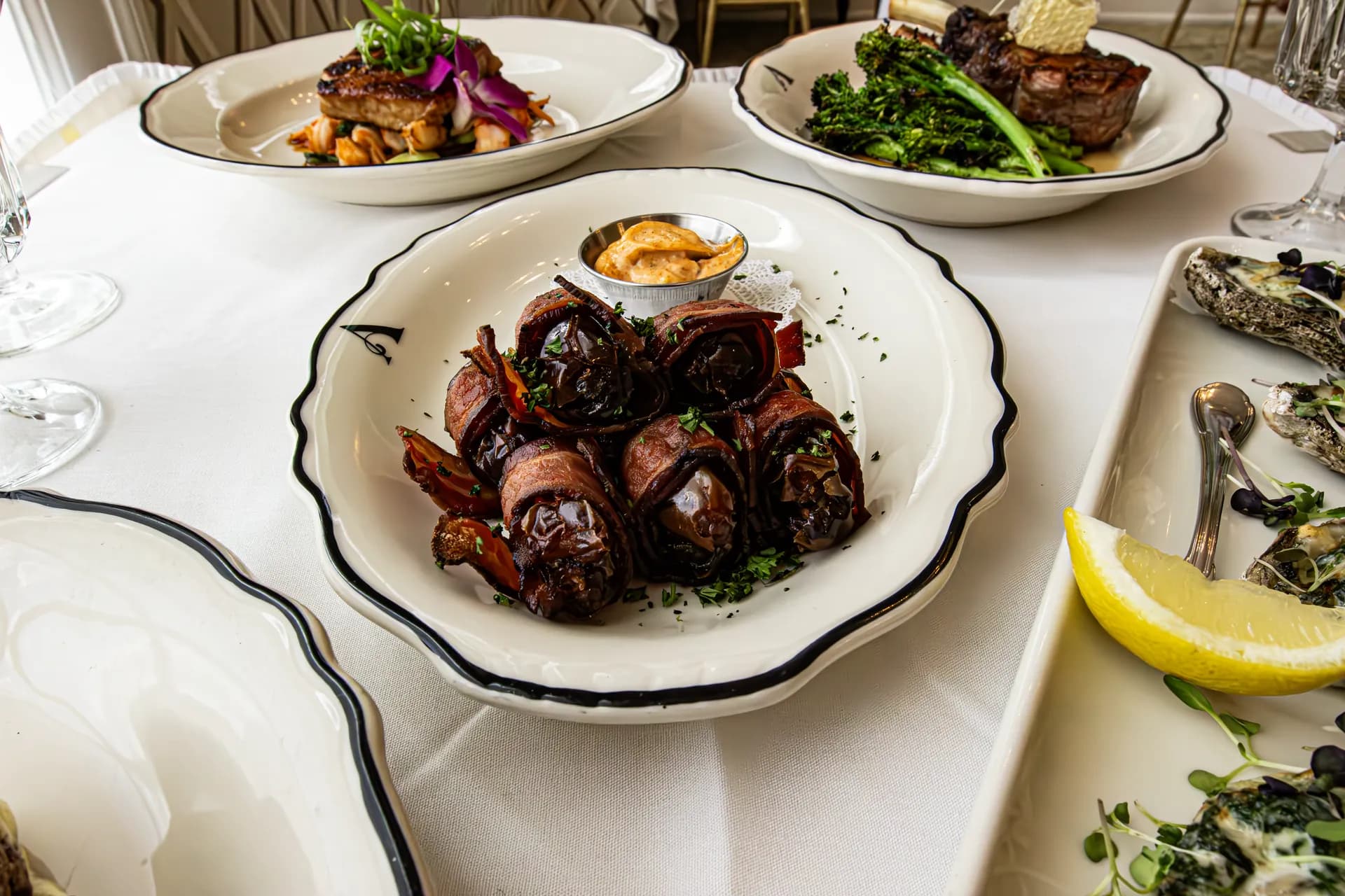 Warm dining environment