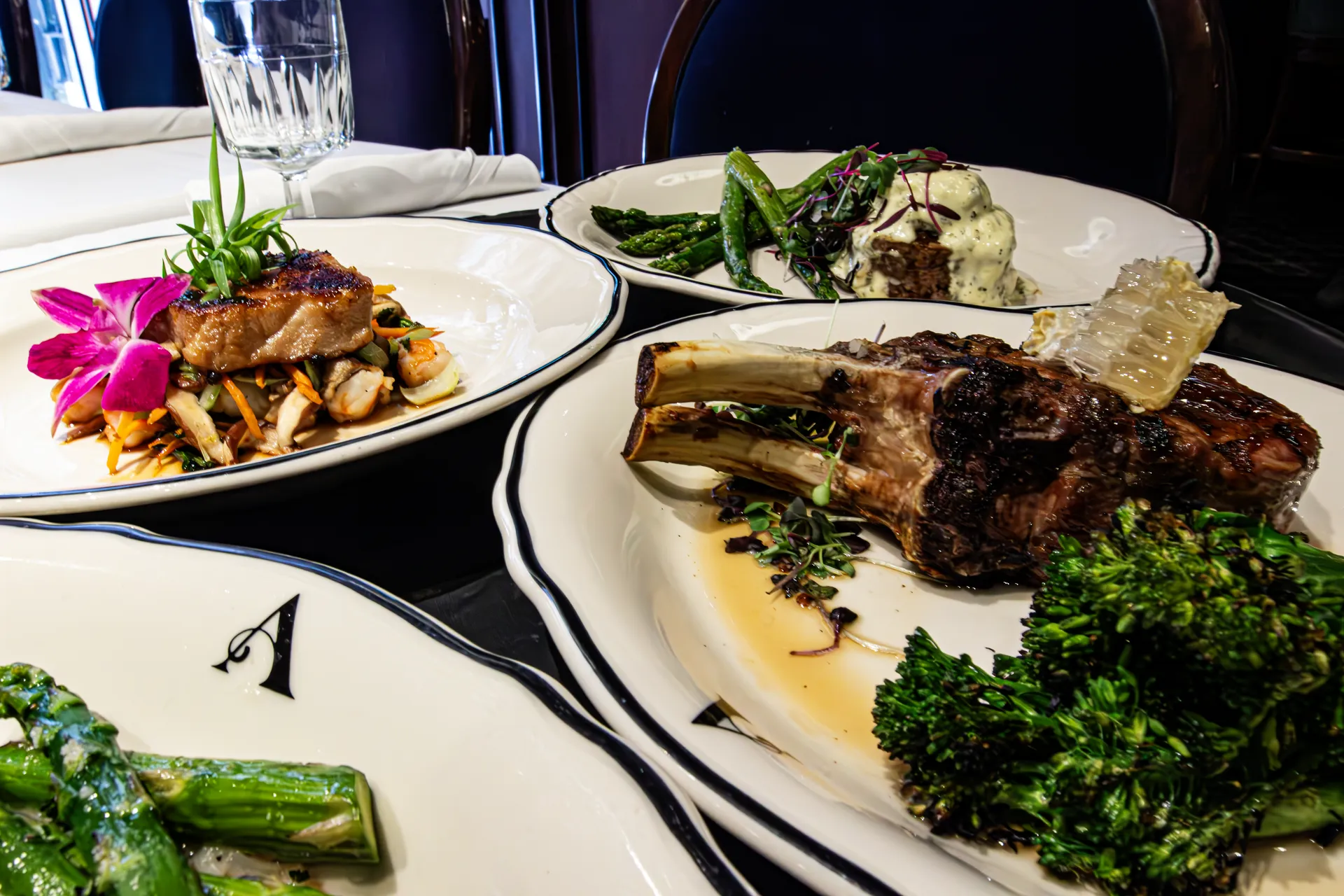 Ambient restaurant lighting